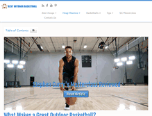 Tablet Screenshot of bestoutdoorbasketball.net